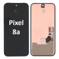 Google Pixel 8a 5G (2024) LCD / OLED touch screen with fingerprint  (Original Service Pack) [Black] NF G949-00767-00
